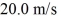 <strong>A plane has an eastward heading at a speed of (relative to the air).A wind is blowing southward while the plane is flying.The velocity of the plane relative to the ground is</strong> A) 157 m/s at an angle 7.31° south of east. B) 157 m/s at an angle 7.31° east of south. C) 155 m/s at an angle 7.36° south of east. D) 155 m/s at an angle 7.36° east of south. E) 157 m/s at an angle 7.36° south of east.