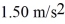 <strong>The International Space Station has a mass of 1.8 × 10<sup>5 </sup>kg.A astronaut inside the station pushes off one wall of the station so she accelerates at .What is the magnitude of the acceleration of the space station as the astronaut is pushing off the wall? Give your answer relative to an observer who is space walking and therefore does not accelerate with the space station due to the push.</strong> A) 5.8 × 10<sup>-4</sup> m/s<sup>2</sup> B) 1.50 m/s<sup>2</sup> C) 4.7 × 10<sup>-4</sup> m/s<sup>2</sup> D) zero E) 3.9 × 10<sup>-3</sup> m/s<sup>2</sup>