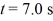 The graph in the figure shows the net force acting on a 3.0-kg object as a function of time. (a)What is the acceleration of this object at time t = 2.0 s? (b)Draw,to scale,a graph of the acceleration of this object as a function of time over the range to .