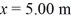 <strong>Consider the motion of a 1.00-kg particle that moves with potential energy given by .Suppose the particle is moving with a speed of when it is located at x = 1.00 m.What is the speed of the object when it is located at ?</strong> A) 2.13 m/s B) 3.00 m/s C) 4.68 m/s D) 3.67 m/s