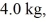 <strong>A uniform sign is supported against a wall at point P as shown in the figure.If the sign is a square on a side and its mass is what is the magnitude of the horizontal force that the wall at P experiences? </strong> A) 20 N B) 0.00 N C) 7.8 N D) 98 N