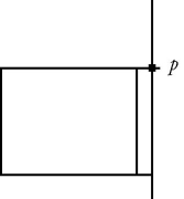 <strong>A uniform sign is supported against a wall at point P as shown in the figure.If the sign is a square on a side and its mass is what is the magnitude of the horizontal force that the wall at P experiences? </strong> A) 20 N B) 0.00 N C) 7.8 N D) 98 N