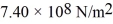 <strong>What is the maximum length of a metal cable that can hang vertically supported from one end of the cable? The Young's modulus of this metal is its tensile strength (the maximum tensile stress it can support without breaking)is ,and its density is .</strong> A) 9.94 km B) 4.22 km C) 456 km D) 1.75 km E) 24.8 km