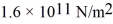 <strong>A solid steel sphere with a radius of 2.0 m falls off a ship and sinks to a depth where the pressure is .The bulk modulus for this steel is .What is the change in the radius of the sphere?</strong> A) -0.021 mm B) -4.2 mm C) -0.42 mm D) -0.19 mm E) -0.062 mm