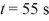 <strong>A machine part is vibrating along the x-axis in simple harmonic motion with a period of and a range (from the maximum in one direction to the maximum in the other)of .At time t = 0 it is at its central position and moving in the +x direction.What is its position when ?</strong> A) x = -0.43 cm B) x = -0.51 cm C) x = +0.51 cm D) x = -1.3 cm E) x = -1.4 cm