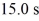 <strong>An ideal massless spring with a spring constant of 2.00 N/m is attached to an object of .The system has a small amount of damping.If the amplitude of the oscillations decreases from to in ,what is the magnitude of the damping constant b?</strong> A) 0.00693 kg/s B) 0.0462 kg/s C) 0.00762 kg/s D) 0.0100 kg/s E) 0.00857 kg/s