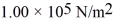 <strong>An ideal gas is at a pressure and occupies a volume 2.00 m<sup>3</sup>.If the gas is compressed to a volume 1.00 m<sup>3</sup> while the temperature remains constant,what will be the new pressure in the gas?</strong> A) 0.500 × 10<sup>5</sup> N/m<sup>2</sup> B) 4.00 × 10<sup>5</sup> N/m<sup>2</sup> C) 1.00 × 10<sup>5</sup> N/m<sup>2</sup> D) 2.00 × 10<sup>5</sup> N/m<sup>2</sup> E) The answer depends on the mass of the gas particles.
