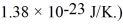 <strong>Dust particles are pulverized rock,which has density 2500 kg/m<sup>3</sup>.They are approximately spheres 20 μm in diameter.Treating dust as an ideal gas,what is the root-mean-square speed (thermal speed)of a dust particle at (The Boltzmann constant is </strong> A) 5.2 × 10<sup>-5</sup><sub> m/s</sub> B) 1.7 × 10<sup>-5</sup><sub> m/s</sub> C) 3.0 × 10<sup>-5</sup><sub> m/s</sub> D) 7.3 × 10<sup>-5</sup><sub> m</sub><sub>/s</sub>