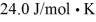 <strong>A cylinder contains 24.0 moles of an ideal gas at a temperature of 300 K.The gas is compressed at constant pressure until the final volume equals 0.63 times the initial volume.The molar heat capacity at constant volume of the gas is   and the ideal gas constant is   .The change in the internal (thermal)energy of the gas is closest to</strong> A) -64 kJ. B) -86 kJ. C) 64 kJ. D) 86 kJ. E) -22 kJ. <div style=padding-top: 35px> 