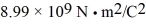 <strong>An atomic nucleus has a charge of +40e.What is the magnitude of the electric field at a distance of 1.0 m from the center of the nucleus? (k = 1/4πε<sub>0</sub> = , </strong> A) 5.4 × 10<sup>-8</sup> N/C B) 5.6 × 10<sup>-8</sup> N/C C) 5.8 × 10<sup>-8</sup> N/C D) 6.0 × 10<sup>-8</sup> N/C E) 6.2 × 10<sup>-8</sup> N/C