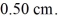 In the figure,a proton is projected horizontally midway between two parallel plates that are separated by The electrical field due to the plates has magnitude between the plates away from the edges.If the plates are long,find the minimum speed of the proton if it just misses the lower plate as it emerges from the field. , ,