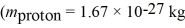 <strong>A proton starting from rest travels through a potential of 1.0 kV and then moves into a uniform 0.040-T magnetic field.What is the radius of the proton's resulting orbit? , </strong> A) 0.080 m B) 0.11 m C) 0.14 m D) 0.17 m E) 0.19 m