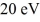 <strong>The ground state energy of a particle in a one-dimensional infinite potential well of width is .The ground state energy of the same particle in a one-dimensional finite potential well with in the region 0 < x < 1.5 nm,and U<sub>0 </sub>= 50 eV everywhere else, would be</strong> A) less than 20 eV. B) greater than 20 eV. C) equal to 20 eV. D) The particle would not have a ground state.