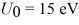 <strong>A one-dimensional finite potential well has potential energy U<sub>0 </sub>= 0 in the region 0 < x < .2 nm,and everywhere else.A particle with which of the energies listed below would be localized (trapped)within the potential well? (Select all correct answers.)</strong> A) 5 eV B) 20 eV C) 16 eV D) 7 eV E) None of the above