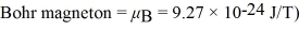 <strong>An s state (l = 0)energy level is split into two levels by an applied magnetic field.A photon of microwave radiation having frequency 60 GHz induces a transition between the two levels.What is the magnitude of the applied magnetic field? (h = 6.626 × 10<sup>-34</sup> J • s, </strong> A) 2.1 T B) 0.34 T C) 1.2 T D) 2.8 T E) 13 T