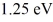 The energy gap between the valence and conduction bands in a certain semiconductor is .What is the threshold wavelength for optical absorption in this substance? ,1 eV = 1.60 × 10<sup>-19</sup> J,h = 6.626 × 10<sup>-34</sup> J • s)