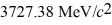<strong>The set of nuclear reactions that power our sun can be summarized a 4p<sup>+</sup> → <sup>4</sup>He<sup>+2</sup> + 2e<sup>+</sup>.The masses of the particles involved are 938.272 MeV/c<sup>2</sup> (proton,p<sup>+</sup>), (alpha particle,<sup>4</sup>He<sup>+2</sup>),and 0.511 MeV/c<sup>2</sup> (positron,e<sup>+</sup>).How much energy is released by each set of these reactions?</strong> A) 24.69 MeV B) 28.3 MeV C) 2790 MeV D) 279 MeV
