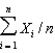 <strong>The formula below is used to calculate the _______ . </strong> A) mode of a sample B) median of a sample C) sample mean D) range of a sample