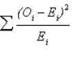 For which statistical test does the formula given below apply?