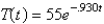 <strong>In the previous problem, the solution for the temperature is</strong> A) B) C) D) E)