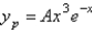 <strong>The correct form of the particular solution of is</strong> A) B) C) D) E) none of the above
