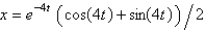 <strong>In the previous problem, the solution for the position, , is</strong> A) B) C) D) E)