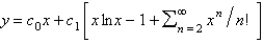<strong>Using power series methods, the solution of is</strong> A) B) C) D) E)