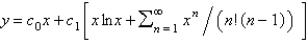 <strong>Using power series methods, the solution of is</strong> A) B) C) D) E)