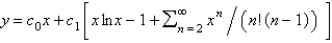 <strong>Using power series methods, the solution of is</strong> A) B) C) D) E)