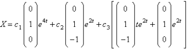 <strong>The solution of are</strong> A) B) C) D) E)