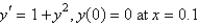 <strong>Using the improved Euler method with a step size of , the solution of is</strong> A) B) C) D) E)