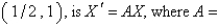 <strong>Consider the non-linear system . The linearized system about the one critical point, </strong> A) B) C) D) E)