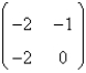 <strong>Consider the non-linear system . The linearized system about the one critical point, </strong> A) B) C) D) E)