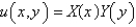 <strong>Consider Laplace's equation on a rectangle, with boundary conditions . When the variables are separated using , the resulting problems for and are</strong> A) B) C) D) E)