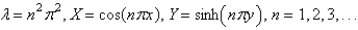 <strong>The solutions of the eigenvalue problem and the other problem from the previous problem are</strong> A) B) C) D) E)