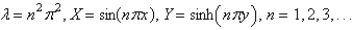 <strong>The solutions of the eigenvalue problem and the other problem from the previous problem are</strong> A) B) C) D) E)
