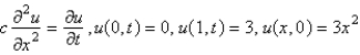 <strong>Consider the heat problem . Replace with a central difference approximation with and with a forward difference approximation with . The resulting equation is</strong> A) B) C) D) E)