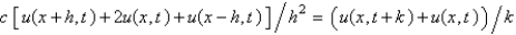 <strong>Consider the heat problem . Replace with a central difference approximation with and with a forward difference approximation with . The resulting equation is</strong> A) B) C) D) E)