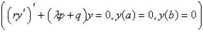 <strong>The solutions of a regular Sturm-Liouville problem have which of the following properties?</strong> A) There exists an infinite number of real eigenvalues. B) The eigenvalues are orthogonal on . C) For each eigenvalue, there is only one eigenfunction (except for non-zero constant multiples). D) Eigenfunctions corresponding to different eigenvalues are linearly independent. E) The set of eigenfunctions corresponding to the set of eigenvalues is orthogonal with respect to the weight function on the interval .