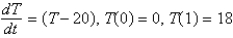 <strong>A frozen chicken at is taken out of the freezer and placed on a table at . One hour later the temperature of the chicken is . The mathematical model for the temperature as a function of time is (assuming Newton's law of warming)</strong> A) B) C) D) E)