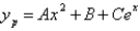 <strong>The correct form of the particular solution of is</strong> A) B) C) D) E)