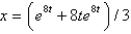 <strong>In the previous problem, the solution for the position, , is</strong> A) B) C) D) E)