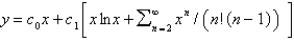 <strong>Using power series methods, the solution of is</strong> A) B) C) D) E)