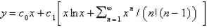 <strong>Using power series methods, the solution of is</strong> A) B) C) D) E)