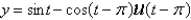 <strong>Using Laplace transform methods, the solution of is</strong> A) B) C) D) E)