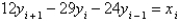 <strong>Consider the boundary-value problem . Replace the derivatives with central differences with a step size of . The resulting equations are</strong> A) B) C) D) E)