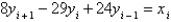 <strong>Consider the boundary-value problem . Replace the derivatives with central differences with a step size of . The resulting equations are</strong> A) B) C) D) E)