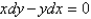 <strong>The differential equation is Select all that apply.</strong> A) linear B) separable C) exact D) non-linear E) Bernoulli