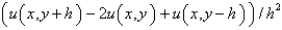 <strong>The central difference approximation for with step size is</strong> A) B) C) D) E)