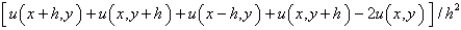<strong>The five-point approximation of the Laplacian is</strong> A) B) C) D) E)